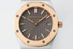 Audemars Piguet Royal Oak 34mm Sliver Case Brown Dial Pink Gold Steel