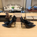 Balenciaga 26s High Heel 100 Black Cowhide 681199
