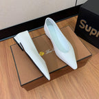 LP REBECCA BALLERINAS SNOW CALFSKIN