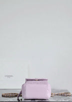 Chanel Mini Backpack Pink Purple Calfskin 335680