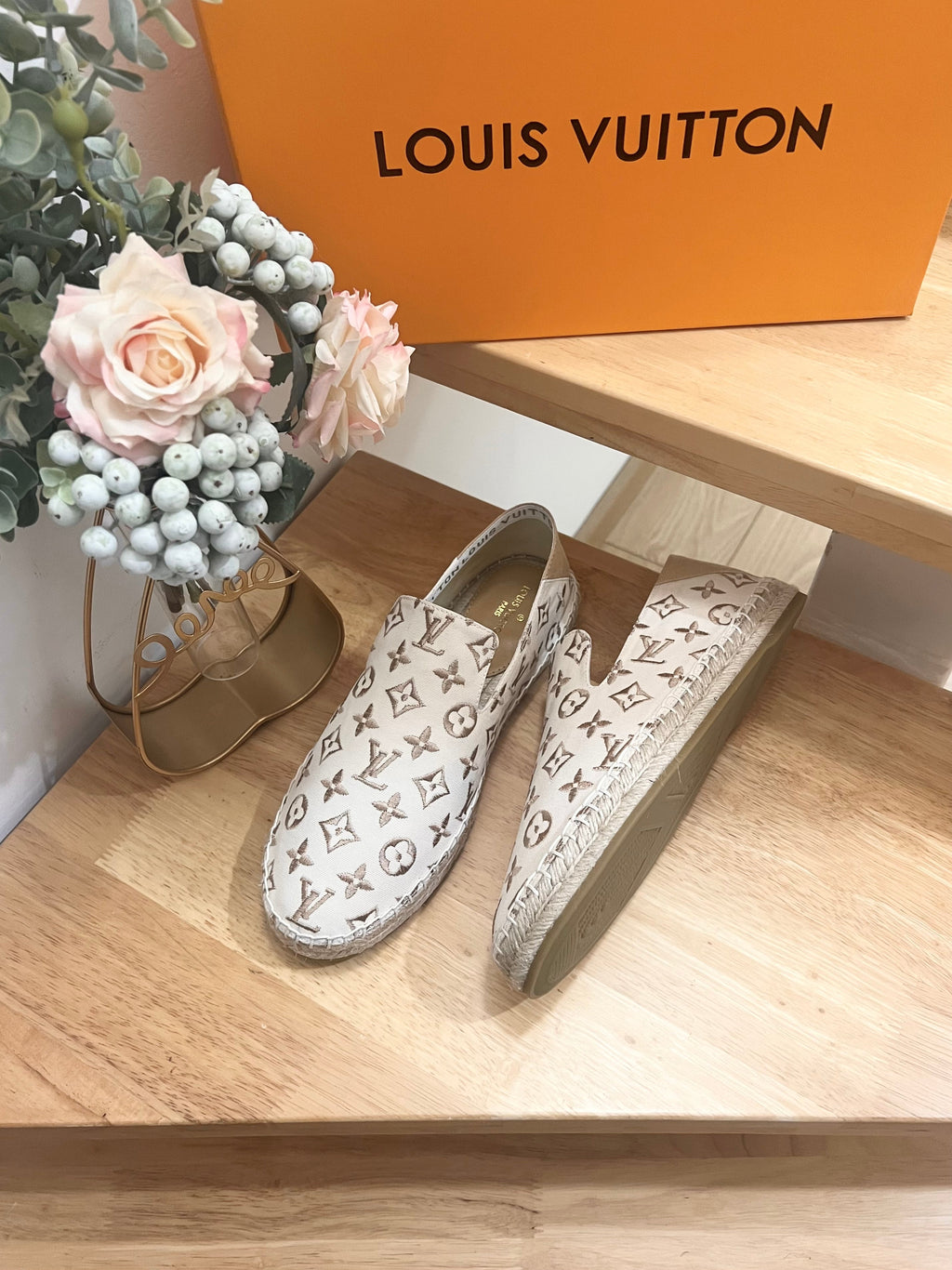Bidart Slip-On Loafer Beige Monogram canvas 240631