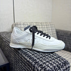 Chanel 2025 Sneaker White Cowhite & Suede 507459