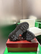 Gucci Rhyton Sneakers Black and Grey Supreme Canvas 507553