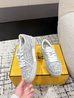 Fendi Match Trainers Grey Denim 679608