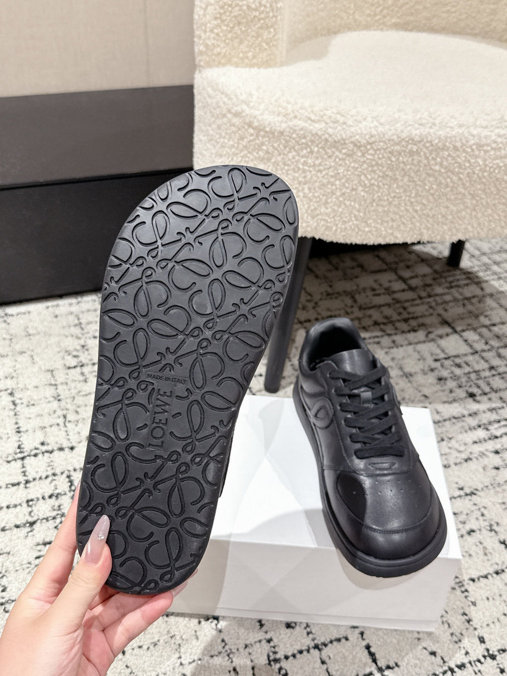 Loewe Jambo  Sneaker Black Calfskin 500413