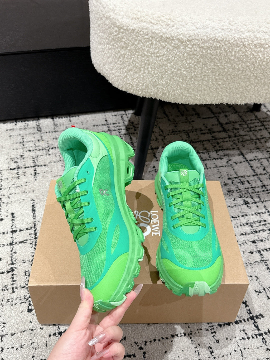 Loewe Ballet Runner 2.0 Sneaker Green Mesh 500511