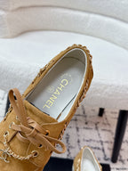 CC Cruise 25/26 Moccasins Brown White Suede