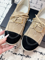 CC Cruise 25/26 Moccasins Black Light Taupe Suede