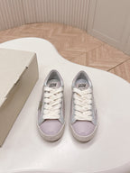 Golden Goose 2025 Sneaker Light Purple Gray mix Silver Cowhide 426916