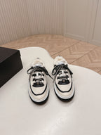 CC 25B Panda Sneakers White Fur Leather 542365