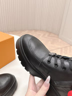 LV 2026 Martin Boot With Heart-shaped Black Calfskin 595469