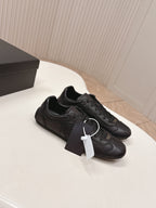 Prada 26ss German Training Black Glossy Leather 644220