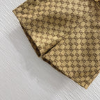 Gucci 2025 Short Camel and Ebony Polyester Fiber