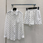 CC 25 Set Black mix White Polyester Fiber