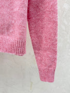 Loewe 2025 Round Neck Embroidered Logo Sweater Wool