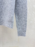 Chanel 2025 Knitted High Neck Long-Sleeved Sweater Wool Cashmere 734803