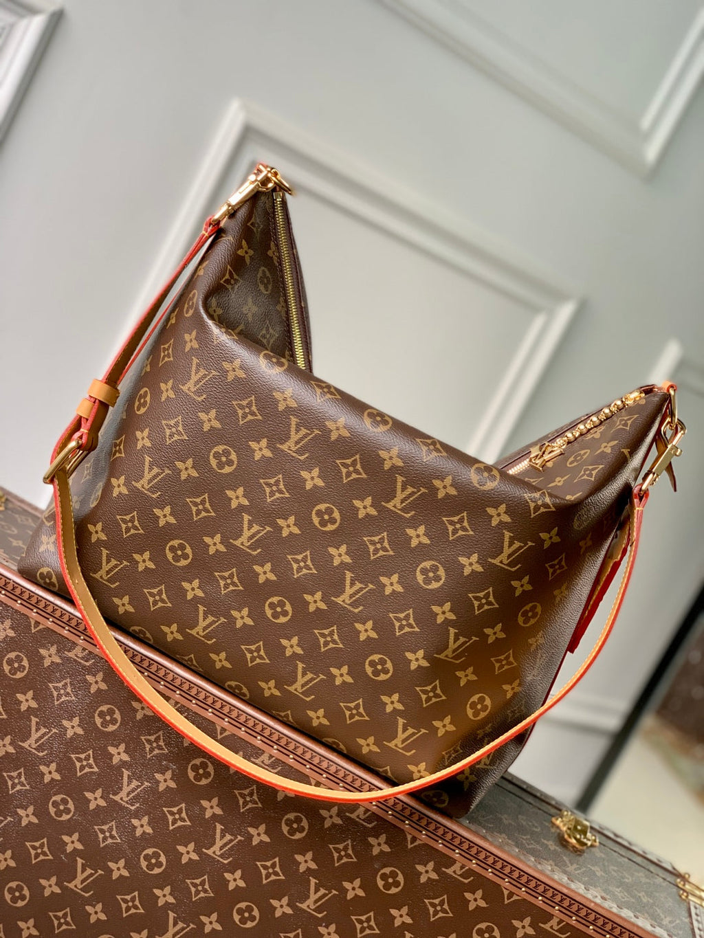 Vagabond Hobo bag 38cm Brown Leather 250738