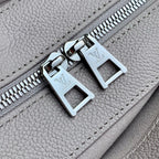 LV OnTheGo East West Bag Gray White Monogram Empreinte leather 240824