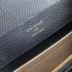 LV 2025 Capucines Bag Black Gold Taurillon Leather 347382