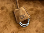 Balenciaga Small Bag 29 Camel Brown Suede Sliver Hardware