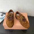 MiuMiu 25 sneaker brown suede 521965