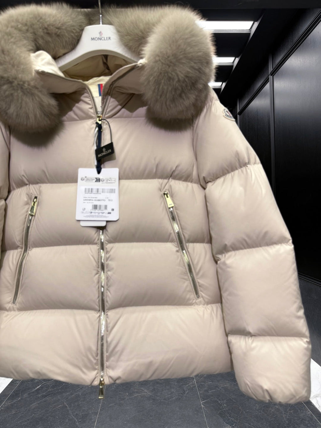 MC 25 Down Jacket Ivory White Polyester 0016