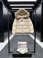 MC 25 Down Jacket Ivory White Polyester 0016
