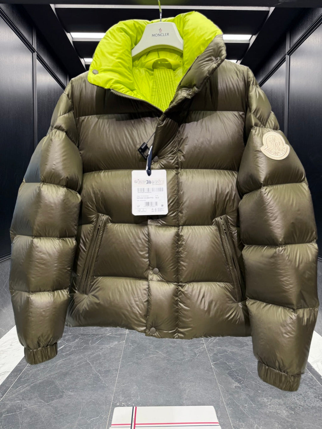 MC 25 Down Jacket Moss Green Polyester 0011