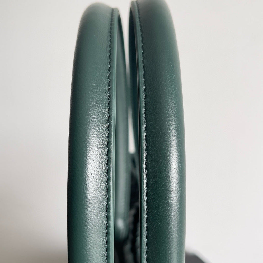 BV Large Cabat Bag 51cm Green Leather GHW