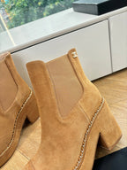 CC 25 Short Boot Dark Beige Suede 430302