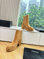 CC 25 Short Boot Dark Beige Suede 430302