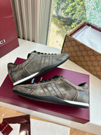 Gucci Shift Damensneaker Varianten Schwarzes   Grey Brown Leder 506843