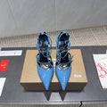 CL 26SS High Heel Pump 100 Blue Patent Leather 613873