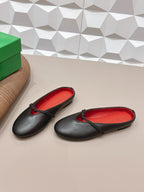 BV Rosa Mary-Jane Ballerina Black Lambskin 613303