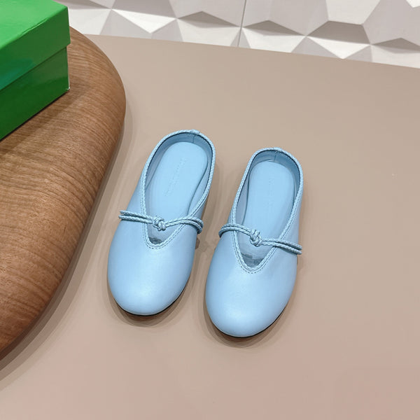 BV Rosa Mary-Jane Ballerina Light Blue Lambskin 613307