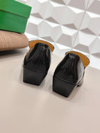BV Okinawa Intrecciato Loafer 4cm Black Calfskin 613296