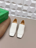 BV Ventura Loafer Loafer 4cm White Calfskin 613295
