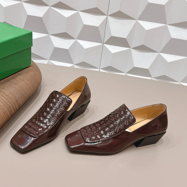 BV Ventura Loafer Loafer 4cm Brown Calfskin 613294