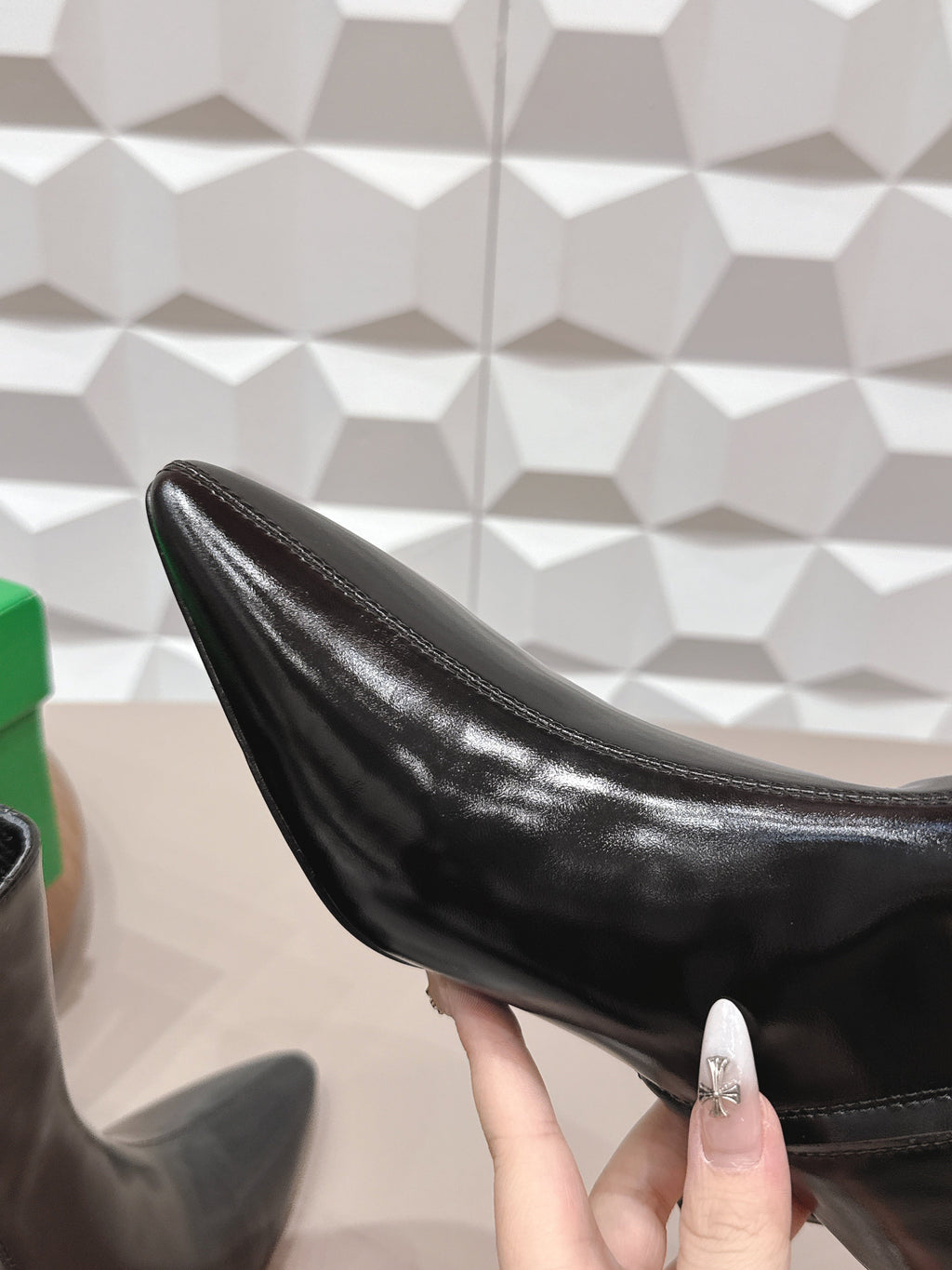 BV Sofia Ankle Boot 7cm Black Lambskin 613289