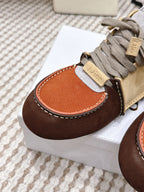 Dior Roadie Sneaker Brown Beige Orange Suede Mesh 661983
