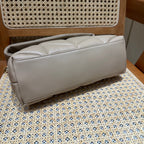 YSL Loulou Puffer Quilted Bag Beige Gold Lambskin 338806