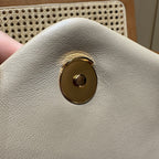 YSL Loulou Puffer Quilted Bag Beige Gold Lambskin 338806