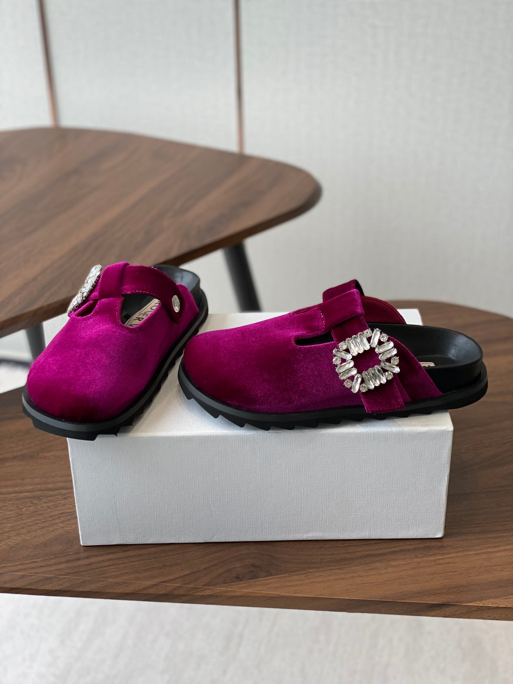 Viv 25 Slippers Pink Imported Flannel 350443