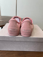 Jimmy Choo Sunny F Sneaker Pink Lace Leather