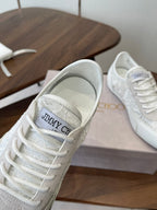 Jimmy Choo Sunny F Sneaker White Lace Leather