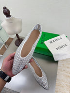 BV Rhinestones Sofia Deep Flat White Mesh 428485