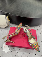 VT 25 Weaving Slingback Mutilcolor Sheepskin 326700