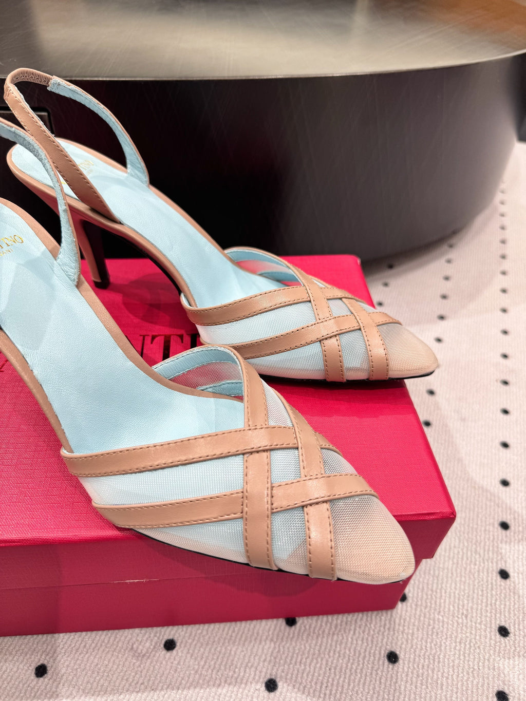 VT 25 Mesh Slingback Pink Sheepskin 327590