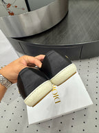Dior Lucky Sneaker Black Satin 618071