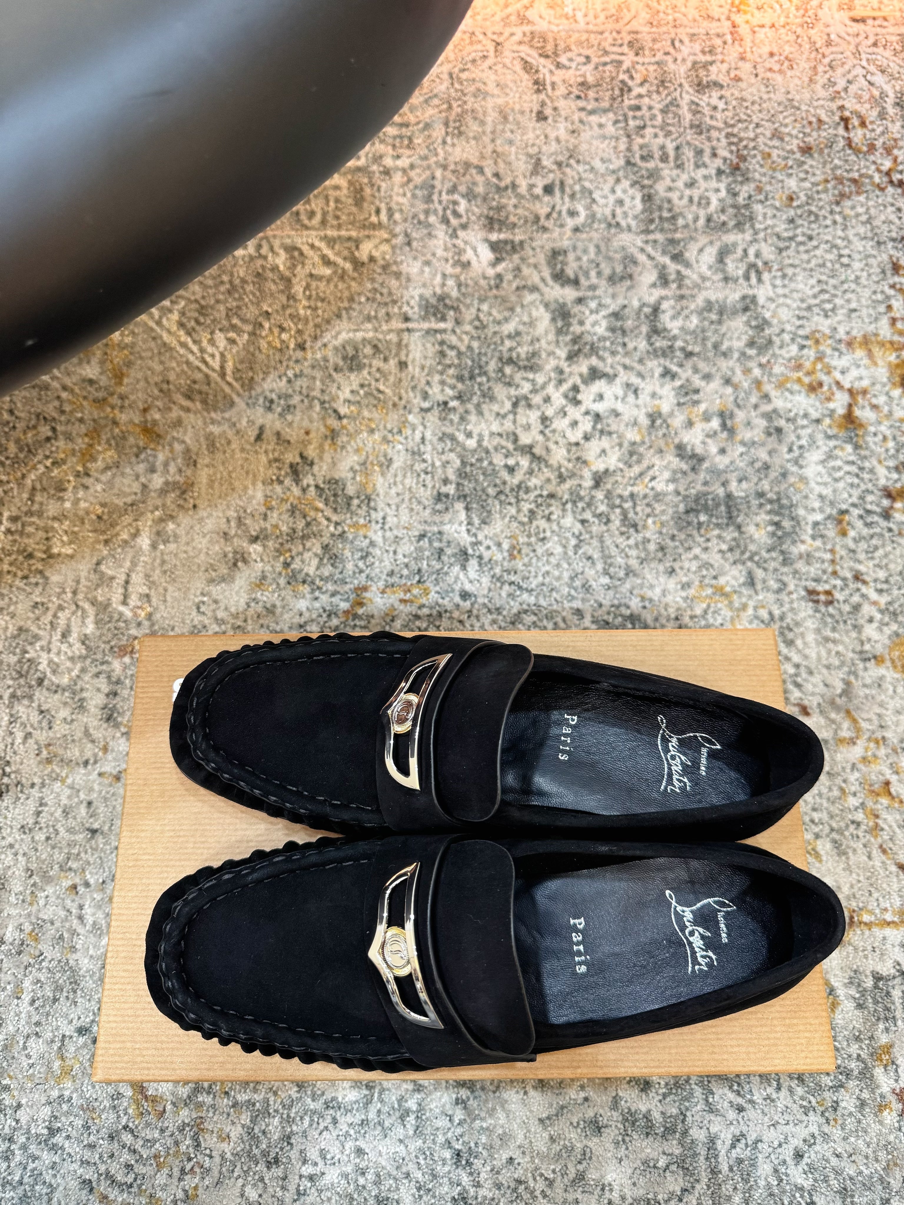 CL Mocallista Loafers Black Suede 637428
